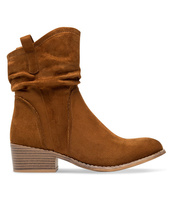 Botki damskie Super Mode 3893 Brązowe