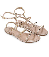 Sandałki damskie Sixth Sens H56 Złote