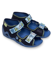 Sandałki dziecięce Befado 250P076 Granatowe