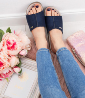 Klapki damskie Skotnicki KL-3-0509 Granatowe