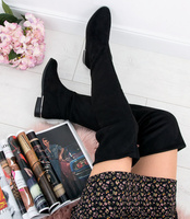 Kozaki damskie Chic Nana CN866 Czarne