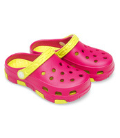 Klapki dziecięce Realpaks F-401 Różowo-Zielone