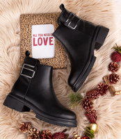 Botki damskie Jankowski JK/B-3-214 Czarne