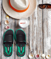 Klapki męskie basenowe Lano KL-4-6168-D5 Czarne