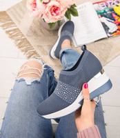 Buty sportowe damskie N/M HQ257 Niebieskie