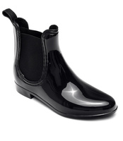 Kalosze damskie Ideal Shoes T-8448 Czarne