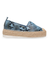 Espadryle damskie Bestelle L177 Niebieskie