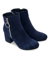 Botki damskie Bestelle 2208-99 Granatowe