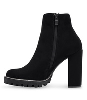 Botki damskie Abloom 58-581 Czarne