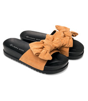 Klapki damskie Laura Mode SYT-04 Brązowe