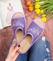Kapcie damskie Natural Style NS-052 Fioletowe