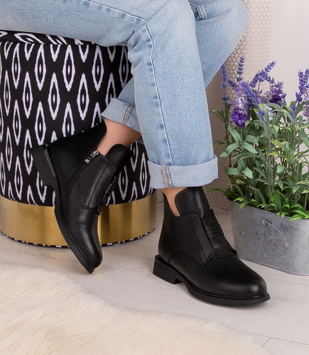 Botki damskie Jankowski JK/B-3-213 Czarne