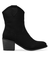 Wegańskie Kowbojki damskie Super Mode 5689 SU Czarne