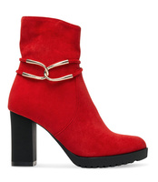 Botki damskie Sixth Sens JW69 Czerwone