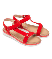 Sandałki damskie Super Mode 3403 Czerwone