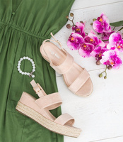 Sandałki damskie Sixth Sens TS-18 Beżowe