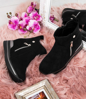 Botki damskie Bestelle RQ205 Czarne