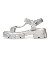 Sandałki damskie Shoesita K-8053 Srebrne