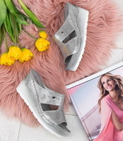 Klapki damskie Skotnicki KL-3-0511 Szare