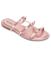 Klapki damskie Sixth Sens H57 Szampańskie