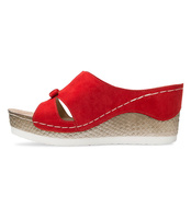 Klapki damskie Skotnicki KL-3-6025 Czerwone