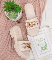 Klapki damskie Skotnicki KL-3-0615 Beżowe