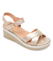 Sandałki damskie Shoesita 6295 Złote
