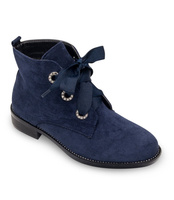 Botki damskie Bestelle G276 Granatowe