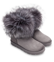 Śniegowce damskie Abloom BM-566 Szare