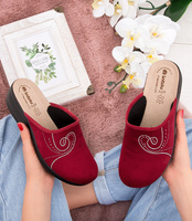 Kapcie damskie Inblu BJ-127 Bordowe