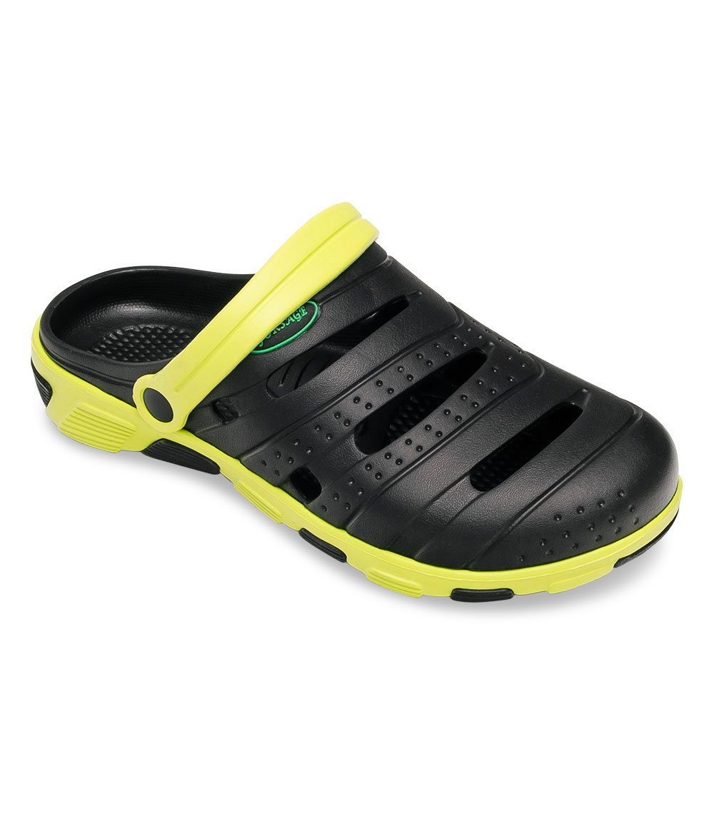 Klapki męskie Realpaks SLM-09 Czarno-Zielone