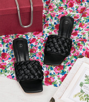 Klapki damskie N/M GQ37 Czarne