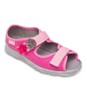 Sandałki dziecięce Befado 969Y102 Różowe