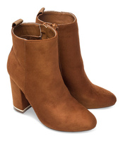 Wegańskie Botki damskie Sixth Sens C683 Brązowe