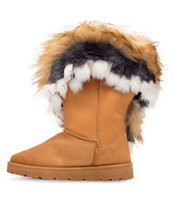 Śniegowce damskie Abloom BM-565 Brązowe