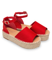 Sandałki damskie Bestelle 100-963 Czerwone