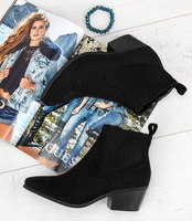 Kowbojki damskie Super Mode 6389 Czarne