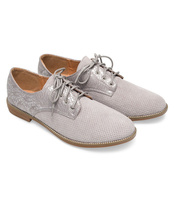 Półbuty damskie N/M 888-165 Szare