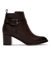 Botki damskie Skotnicki B-3-1357 Ciemnobrązowe