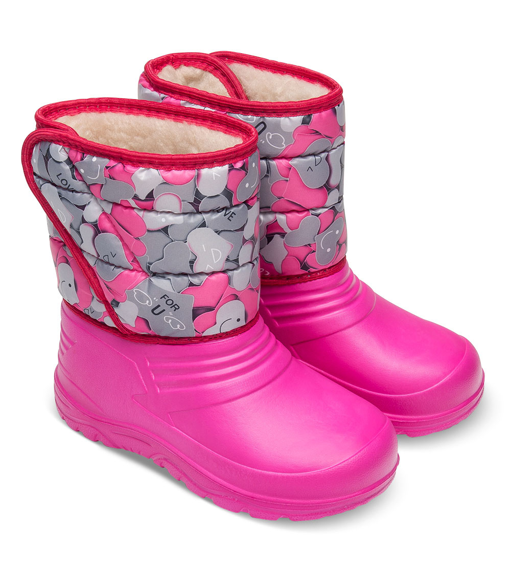 Śniegowce dziecięce Realpaks DC-8/3 Różowe