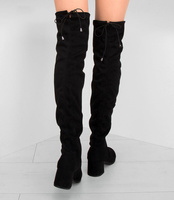 Kozaki damskie Laura Mode Y-022 Czarne