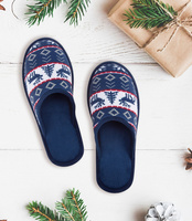 Kapcie damskie Natural Style NS-072 Granatowe