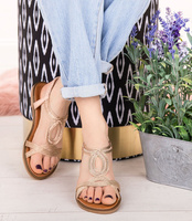 Sandałki damskie Laura Mode F-41 Szampańskie