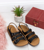 Sandałki damskie Super Mode 6864 Czarne