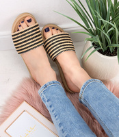 Klapki damskie Queen Vivi 809 Czarne