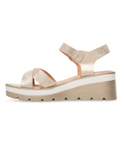 Sandałki damskie Shoesita 6295 Złote