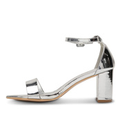 Sandałki damskie Style Shoes 6718 Srebrne