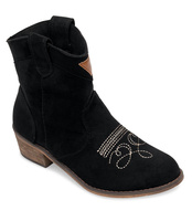 Kowbojki damskie Foreverfolie AB62 Czarne