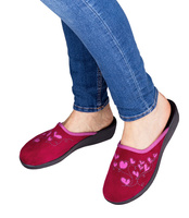 Kapcie damskie Inblu CL-71 Bordowe