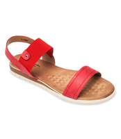 Sandałki damskie Skotnicki S-3-9007 Czerwone